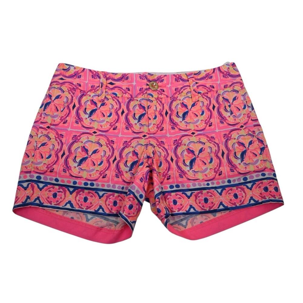 Lilly Pulitzer 5" Callahan Shorts in Sea Salt and Sun Multi Print Womens 00